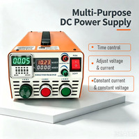 Alimentation électrique CC réglable 0-5V 100A avec fonction minuterie, courant et tension constants, source d'alimentation pour la charge et l'électrolyse des batteries