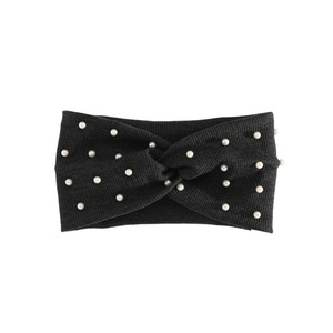 Diadema elástica con cruz de perlas, nueva, sólida y sencilla, de 24*15 cm, versátil, de tela que absorbe el sudor, para lavarse la cara, deportes y accesorios para el cabello. - Product Image 3