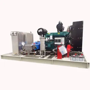 20000Psi Drill Pipe Cleaning Machine High Pressure Water Blasting Unit