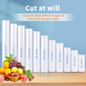 Venta <span class=keywords><strong>al</strong></span> por mayor de logotipo personalizado de 5M de longitud de plástico de ahorro de alimentos <span class=keywords><strong>bolsas</strong></span> selladoras <span class=keywords><strong>al</strong></span> vacío rollos en relieve <span class=keywords><strong>para</strong></span> el almacenamiento de alimentos - Product Image 3