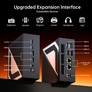 Vente chaude Mini <span class=keywords><strong>PC</strong></span> avec AMD Ryzen AI 9 HX370 H365 AI 7 PRO 360 64 Go DDR5 2 To SSD Gamer Mini <span class=keywords><strong>PC</strong></span> pour serveur Ordinateur de jeu - Product Image 4
