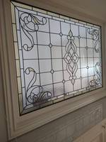Maßgefertigtes Tiffany-Buntglas für Fenster und Türen von Gewächshäusern Unzerbrechliche Solide Hohlstruktur