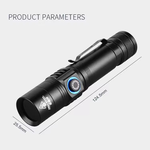 Linterna <span class=keywords><strong>Ultravioleta</strong></span> Recargable USB Tipo <span class=keywords><strong>C</strong></span> con Batería 18650, Detector de <span class=keywords><strong>Luz</strong></span> Negra Mini <span class=keywords><strong>Ultravioleta</strong></span> de 365nm - Product Image 6