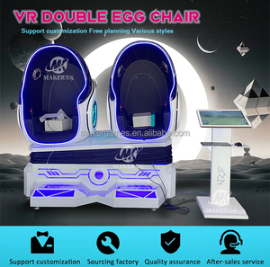 Maker VR/AR/MR Equipo Realidad virtual Mejores ventas 9D VR Asiento de 2 plazas Silla Juego de cine <span class=keywords><strong>Ganar</strong></span> <span class=keywords><strong>dinero</strong></span> Rápido VR Egg 9D VR - Product Image 4