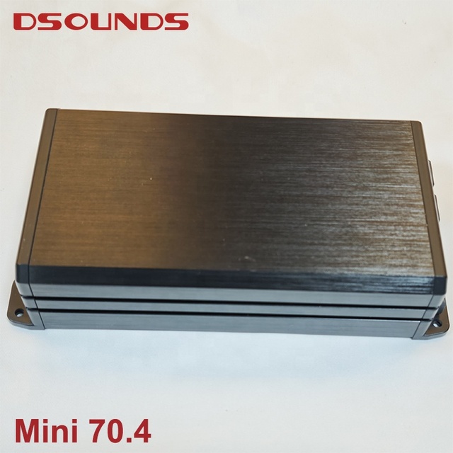 Mini Car Amplifier 70Wrms Power at 4ohm 4CH With Mini Size and Beautiful Sound Quality Class D Car Amplifier for Car Speaker