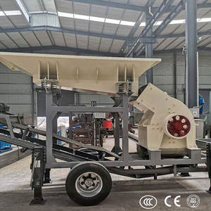 Trituradora de Martillos Móvil de Alta Capacidad 80-100t/h con Motor AC y Control PLC para Minería de Minerales, Piedra y Roca - Product Image 1