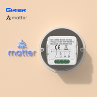 Module d'interrupteur intelligent GIRIER DIY à éclairage caché, compatible HomeKit Tuya Matter via Wi-Fi, 1, 2, 3 ou 4 gangs