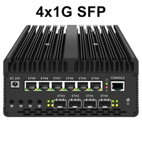 Mini PC Firewall Sólido de 14ª Generación Ultra 7 155H 4x/2x 10G SFP 6*2.5G LAN In-tel VPro Thunder-bolt 4 2xNVMe Servidor Doméstico Proxmox