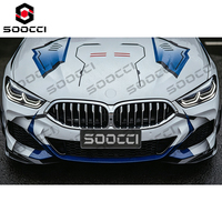 Alerón Delantero de Fibra de Carbono Estilo TAKD, Divisor de Parachoques Delantero, Kit de Carrocería para BMW G16 840i M850i Serie 8 2019-2023