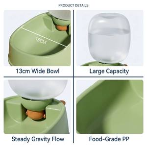 Bebedero Automático para Mascotas de 2.8L, Dispensador de Agua por Gravedad para Perros con Recipiente Extra Ancho de 13cm para Gatos y Perros, <span class=keywords><strong>Precio</strong></span> de Fábrica - Product Image 3