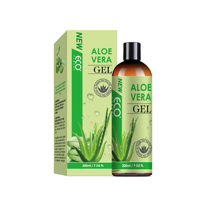 Gel Suavizante 100% Aloe Vera - Cuidado de <span class=keywords><strong>la</strong></span> Piel para una Calmante y Reafirmante Acción Profunda y Rápida - Alivia Después <span class=keywords><strong>del</strong></span> Afeitado y Quemaduras Solares - 281325 - Product Image 1