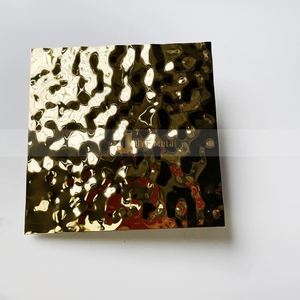 Decorative Stainless Steel Plate 201/304/316 Water Ripple Effect Ceiling/Wall <b>Panel</b> Bending Cutting Welding ASTM Standard Custom - Product Image 2