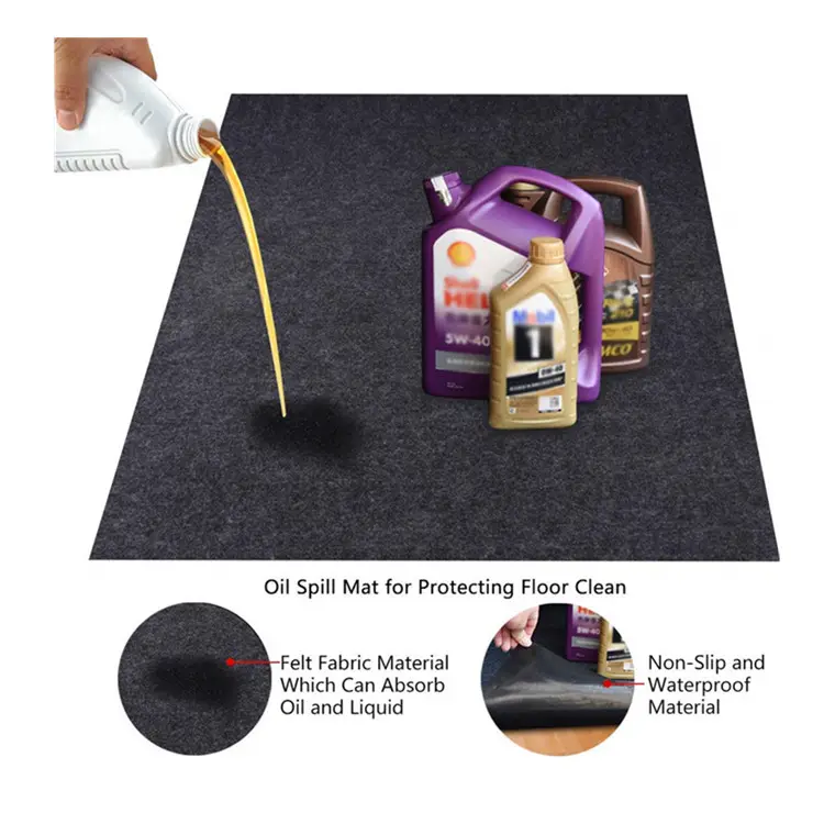 Впитывающий Коврик для ухода за проливом масла, нескользящий коврик для гаража, коврики для парковки магазинов, картов для гольфа