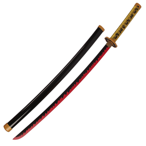Usine en gros 104cm arme démon tueur nouveau suivant enfants jeu de rôle jouets <span class=keywords><strong>Katana</strong></span> épées en bois pour Cosplay jouant garçons - Product Image 6