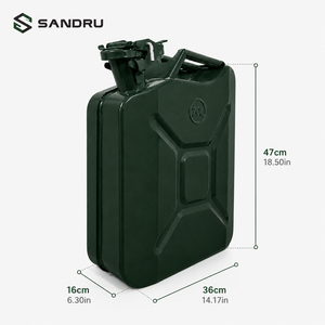 Bidons à <span class=keywords><strong>essence</strong></span> américains de type 5 gallons, réservoir de carburant durable pour <span class=keywords><strong>essence</strong></span>, diesel, gazole - Product Image 2