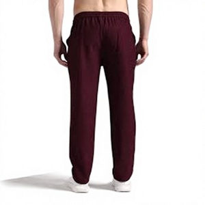 Men's Casual Mid Waist Durable Lightweight Polyester Eco-friendly Solid Quick-drying Breathable Sports Sweatpants Stretchy Pants - Product Image 3