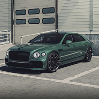 Rines de Aleación Forjados de Cinco Brazos Negros de Una Pieza para Rolls-Royce Cullinan y Bentley Flying Spur, Sedanes de Lujo
