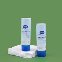 Tubes d'emballage cosmétiques en plastique PE vides personnalisés en usine, 50g 65g, pour crème pour les mains, lotion corporelle, nettoyant visage, soins de la peau