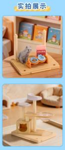 12 Cajas al por Mayor BaiXingRui KIMMON <span class=keywords><strong>Xiaoling</strong></span> Toys Furry Friends Micro Scene Blind Box para Juguetes, Regalo, Caja Coleccionable, Tarjeta de Juego - Product Image 4