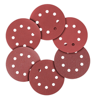 SHARPNESS 5 pouces 8 trous crochet et boucle disques abrasifs papier de verre pour ponceuse orbitale aléatoire 40 60 80 120 180 240 320 grains