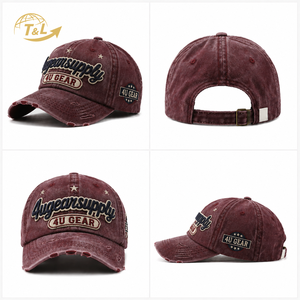 Gorra de béisbol 4U GEAR unisex de 6 paneles, algodón, color sólido, ajuste regulable, estilo casual, con logo frontal en relieve de goma, para las cuatro estaciones. - Product Image 6