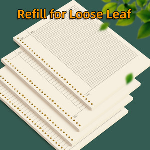 A4 B5 A5 Kích thước Refill lót giấy rời lá có thể thay thế giấy trắng cho máy tính xách tay Tạp Chí Nhật Ký máy tính xách tay Refills - Product Image 3