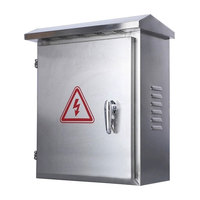 Boîtier de distribution extérieur étanche à la poussière IP54 en acier inoxydable pour instruments électroniques 400x300x200mm Modèle 201 CN