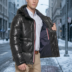 New Design Men's Winter Light Cotton Filled Breathable Windproof Quick Dry Bomber <b>Jacket</b> Custom OEM Service Waterproof - Product Image 3