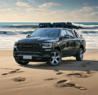 Volet roulant manuel rétractable pour RAM Trucks Pickup 4x4, couvre-caisse de camion tout-terrain, en alliage d'aluminium verrouillable, Ute Li