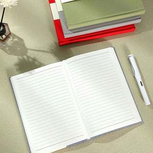 Diario Personalizado de Tapa Dura de Lino A5, Material Escolar, 100 Hojas, Diario Elegante de Alta Calidad - Product Image 3