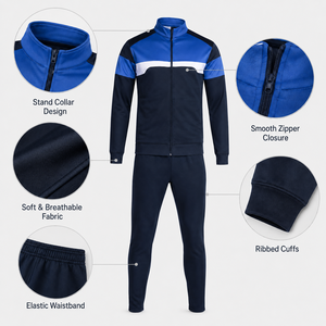 Conjunto Deportivo de Golf para Hombre, Chaqueta con Cierre Completo y Pantalones, Logotipo Personalizado OEM ODM, Ropa Deportiva, Traje de Entrenamiento para Exteriores - Product Image 2