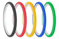 Pneu de vélo sans air 26x1.5, pneu plein de 38 mm de large pour vélo