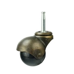 WBD Cheap preis ball stil 2 zoll möbel caster füße/1.5 zoll gummi kugel seite tabelle caster - Product Image 4