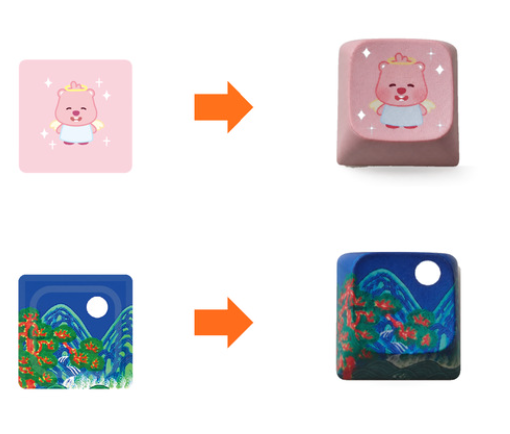 Custom PBT Keycaps Dye-Sublimation Cross-Axis Design OEM Services Available-Direct XDA MDA MOA Factory Source Made China