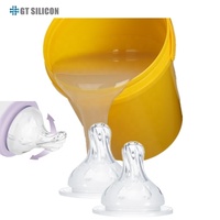 Caoutchouc de silicone liquide LSR FDA Platinum Cure pour tétines de biberons, sucettes et anneaux de dentition – Matériau haute transparence certifié FDA