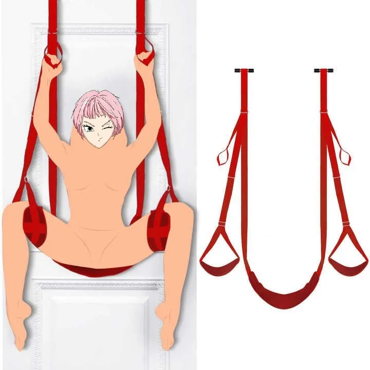 Source Usine chine sm bondage gear Fun Adult Carmen Swing sur la porte battante sm bondage gear Leg Stretching bondage gear