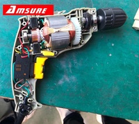 AMSURE Outils électriques de qualité industrielle Mandrin sans clé 10MM Perceuse électrique 450W