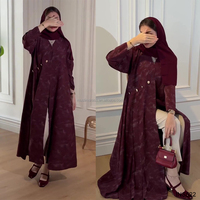 Abayas ouvertes pour femmes, style Dubaï et Turquie, Robe longue musulmane, Nouvelle collection 2026, Modèle tendance pour femme