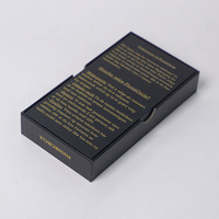Caja de Regalo Personalizada para Teléfono Celular, Negra, Reacondicionada, Genérica, para iPhone 12/13/16/17, con Logotipo Estampado en Caliente