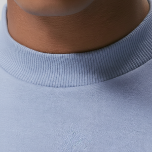 T-shirt en coton épais pour hommes de haute qualité, design de logo personnalisé, épaules tombantes, côtes, col rond, 100% coton tricoté pour le fitness - Product Image 1