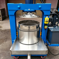 Industriële hydraulische persmachine voor fruit- en groentesap extractie en ontwatering
