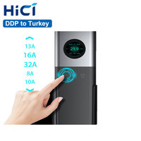 HICI IP66 16kW STATIONS DE CHARGEMENT PORTABLES CHARGEUR EV 32 ampères avec ÉCRAN TACTILE LCD