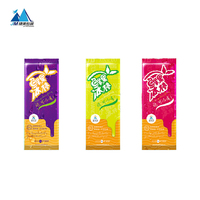Sac d'emballage de Popsicle en matériau PE imprimé personnalisé de haute qualité vente en gros de sac en plastique de Popsicle de crème glacée coloré de qualité alimentaire