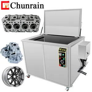 Industrial ultrasonic cleaner with filter system for stainless steel tube parts grease and rust CR-301G 96L