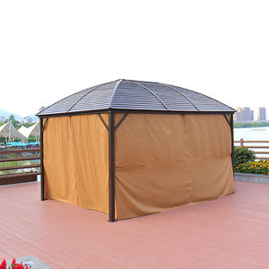 Gazebo de jardin en <span class=keywords><strong>polycarbonate</strong></span> pour extérieur avec moustiquaire, parois, rideaux, panneaux en PC, auvent en aluminium, gazebos <span class=keywords><strong>32</strong></span>*48mm - Product Image 5