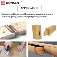 Colle à bois blanche PVA D3 en bois massif pour le collage de dents et l'artisanat, performance fiable