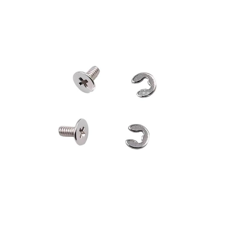 2 tornillos y 2 clips