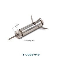 Support de câble en cuivre réglable avec embout en aluminium-zinc pour fixation au plafond, pour câble métallique en acier pour utilisation LED