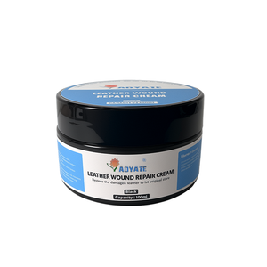 Pâte de réparation pour cuir noir 100 ml, crème de réparation pour les dommages au cuir, kit de réparation pour canapé, sièges de voiture, vestes, sacs à main, chaussures - Product Image 1