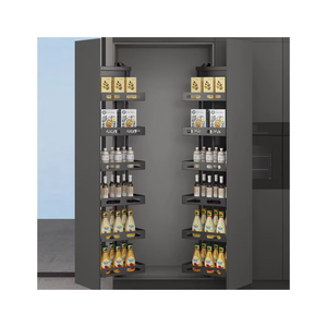 TKK tiroirs coulissants modernes à fermeture en douceur organisateur d'armoires de cuisine hautes paniers de rangement de <span class=keywords><strong>garde</strong></span>-<span class=keywords><strong>manger</strong></span> armoires à Installation facile - Product Image 1